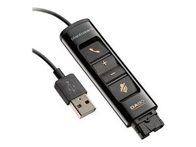 Plantronics Poly DA80 QD USB Adapter 1F7M07 , Audio Adapter , Quick Disconnect