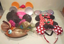 JUST ADDED 1 Lot of 9 Disney Parks Mickey Minnie Mouse Authentic Ears Headband