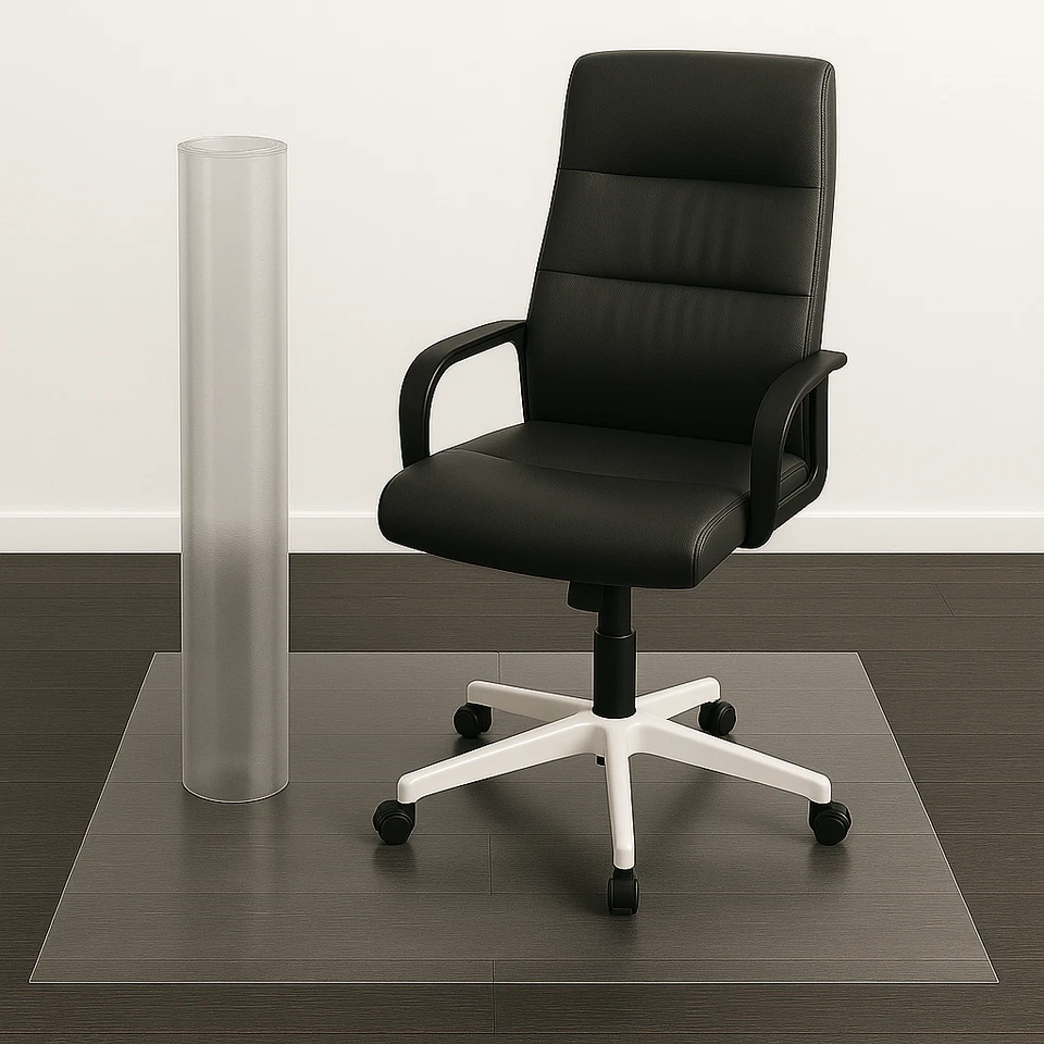 Bodenschutzmatte für Hartböden –Bürostuhlunterlage Schutzmatte Schutzfolie