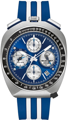 Bulova Shelby  98B452 Precisionist 1/1000s Chronograph 43mm Blue Limited Edition
