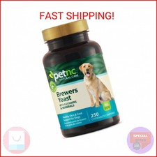 PetNC Natural Care Brewers Yeast Chewables for Dogs, 250 Count