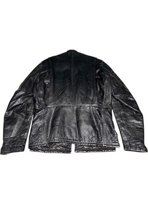 38 1960s 70s Sears The Leather Shop Cafe Racer Jacket Vintage