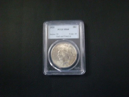 1925 Peace Silver Dollar PCGS MS 64