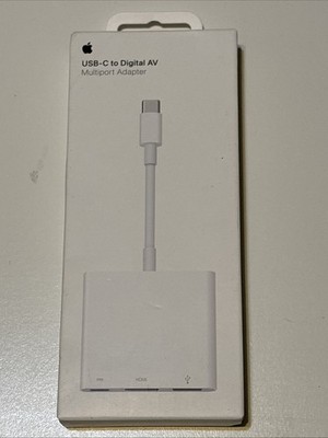 Apple USB-C Digital AV Multiport Adapter (HDMI, USB-A, USB-C