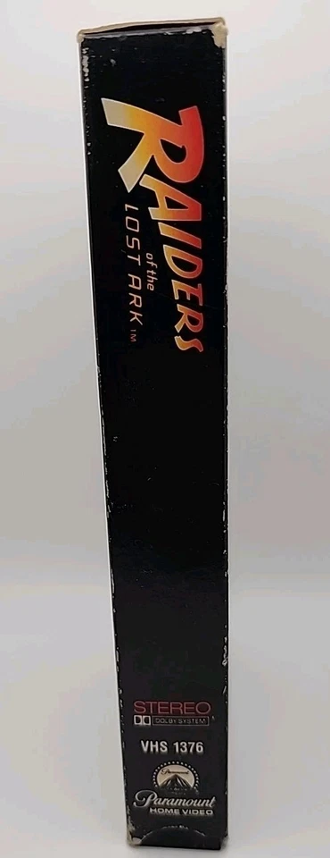 Raiders of the Lost Ark VHS 1983 1st Release Paramount VHS 1376 No UPC VG - Image 4 of 4