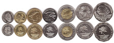 Cocos Keeling Islands - Circulated Set 7 Coins 5+10+20+50 Cents + $1+$2+$5 2004 UNC