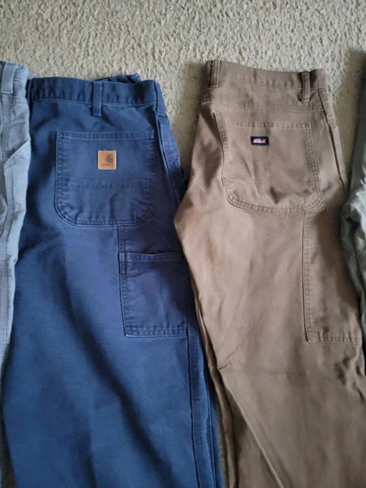 Paquete de pantalones de trabajo vintage (Carhartt y Dickies) Foto 3 de 4