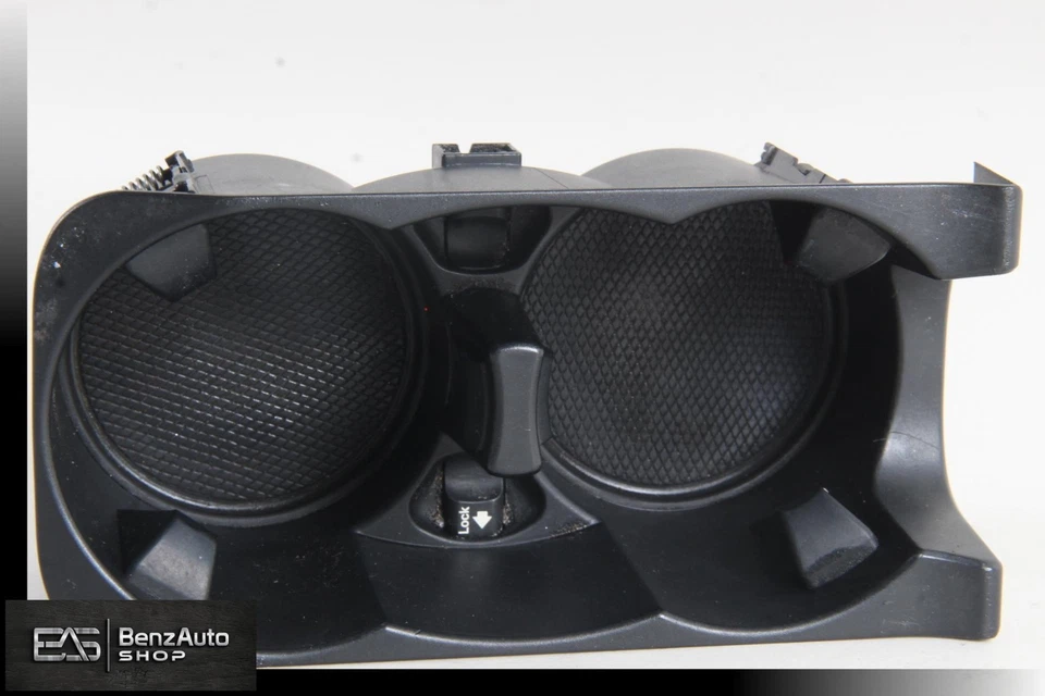 Portavasos doble consola central delantera Mercedes W211 E63 AMG fabricante de equipos originales Foto 3 de 4