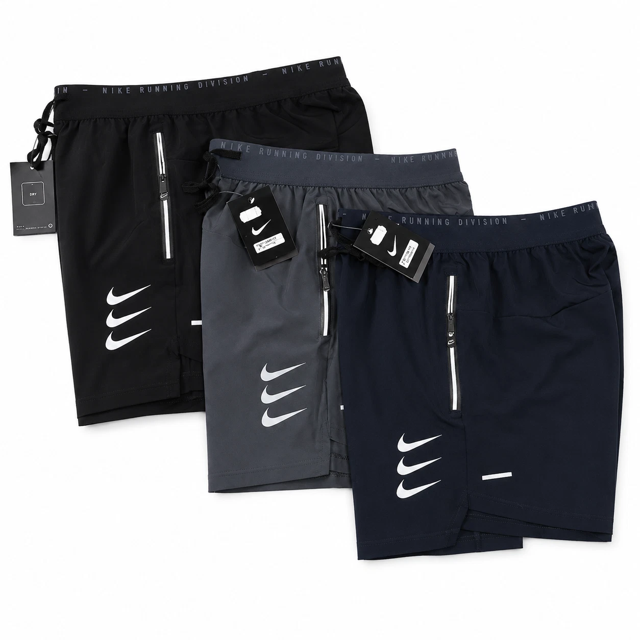 Nike Men’s Running Division Shorts Dri-FIT Workout Gym Activewear Navy 20610
Opens in a new window o