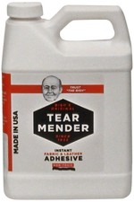 Tear Mender Instant Fabric and Leather Adhesive, 32 oz 32 oz, White