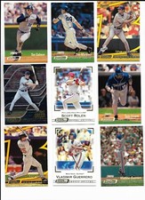 2001 Topps fusion PICK-A-CARD Bonds Maddux McGwire Jeter Chipper Ripken Mussina