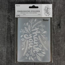 Darice Embossing Folder Thank You 4.25" x 5.75"