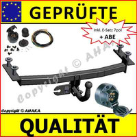 AHK + E-Satz ES7 FüR Ford Fiesta 1996-2002 AnhäNgerkupplung AnhäNgevorrichtung