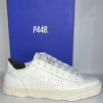 P448 Sportschuhe Niedrig aus Leder Frau Far. Weiß Größe Eu 35 MF-P48010