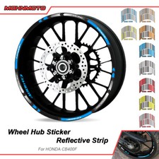 Kit de calcomanía adhesiva de llanta de motocicleta para Honda CB400F 12/16 piezas llanta media/completa