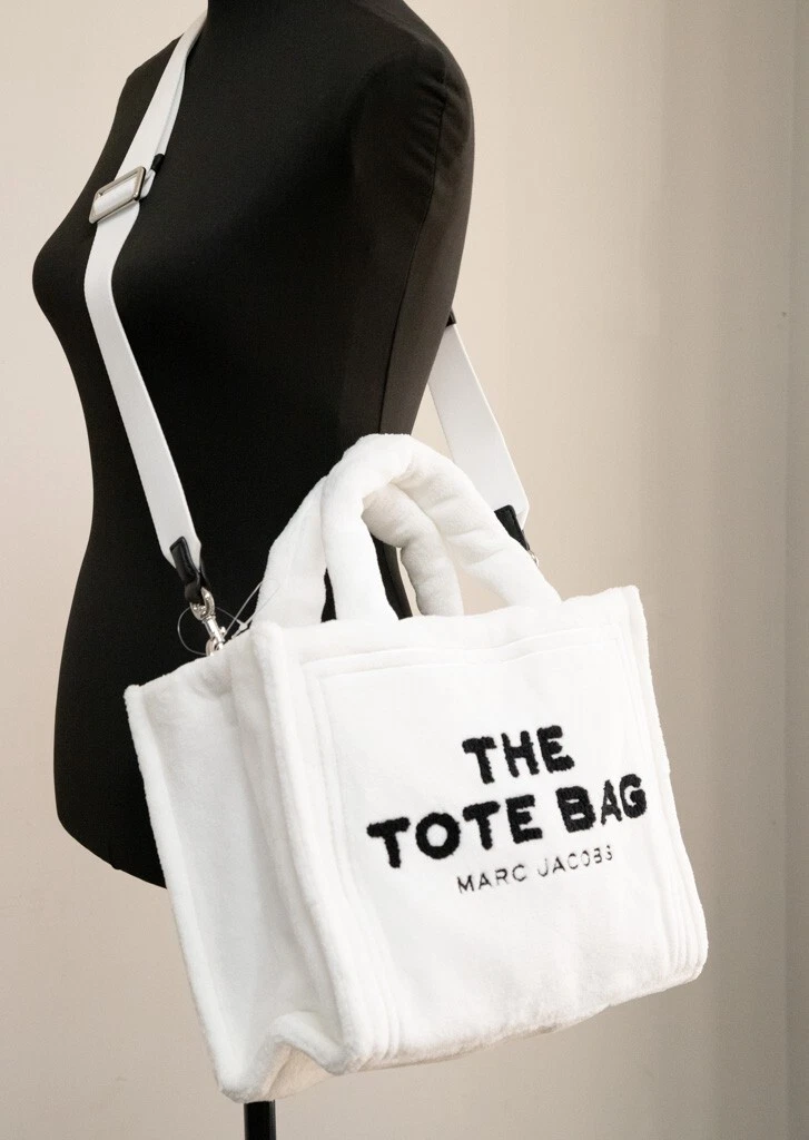 The Small Terry Tote Bag in Black - Marc Jacobs