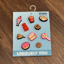 Crocs Jibbitz Shoe Charms Food Lover pack of 10, trendy