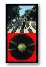 LP Duo Double Display Frame Fits 12" Record Cover and Vinyl 33 rpm - BLACK