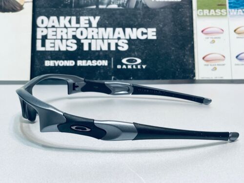 Oakley Flak Jacket 1.0 XLJ Dark Grey mit Gunmetal Icons Custom OCP Build - Bild 3 von 14