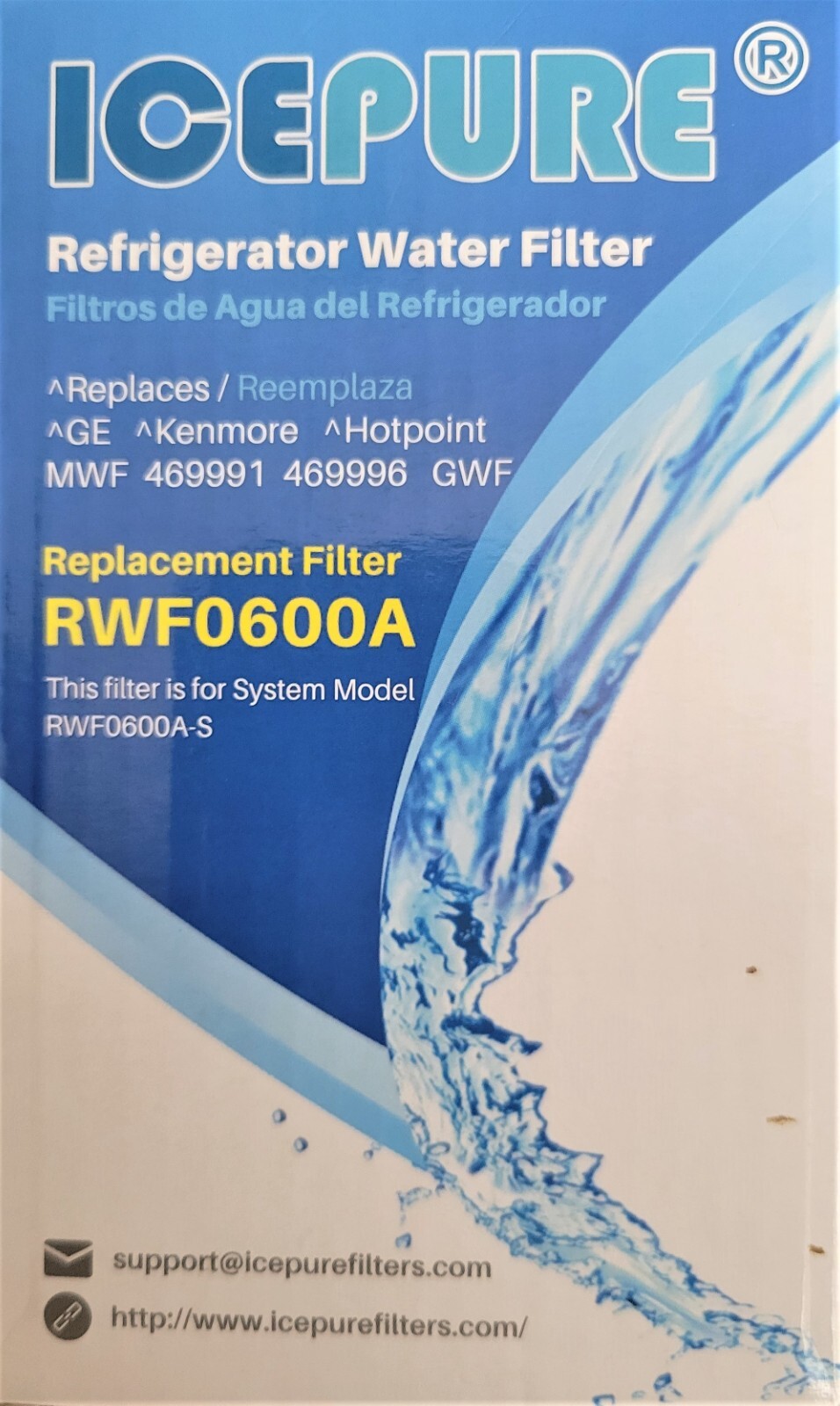 ICEPURE RWF0600A Refrigerator Replacement Water Filter eBay