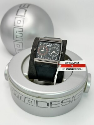 Men's Watch Momodesign Black Titanium MD077 Swiss Dual Movement
