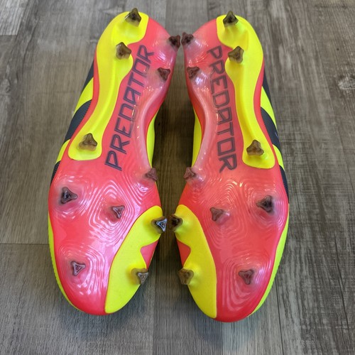 SZ 11 Adidas Predator Elite Laceless FG Solar Yellow Soccer Cleats Mens