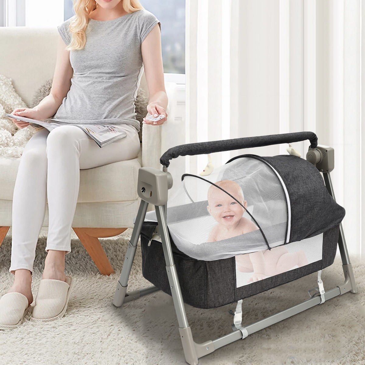 Baby Crib Top Bedside Bassinets Baby Bassinet Bed Side Bedside