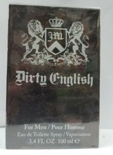 Dirty English by Juicy Couture Men EDT Spray 3.4 oz / 100 ml Sealed New In Box