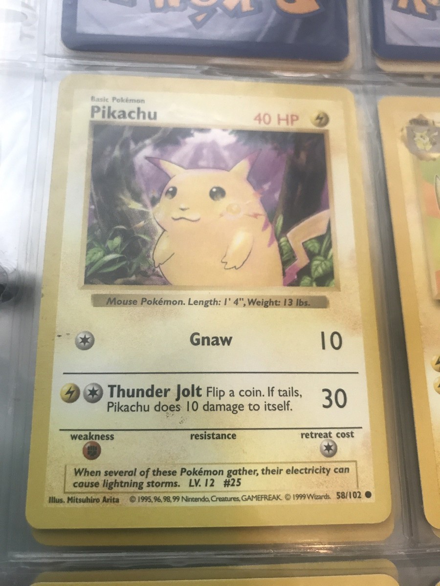 Pikachu & Raichu 1995 Set Rare Mint Condition Cards | eBay Pikachu & Raichu 1995 Set Rare Mint Condition Cards | eBay