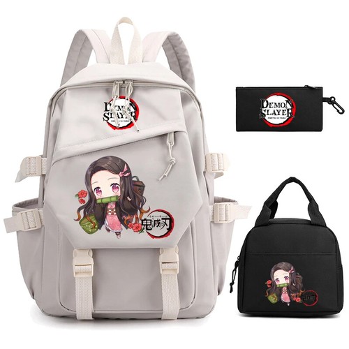 Juego de 3 piezas Mochila Demon Slayer Bolsa de almuerzo Mochila escolar Mochila de viaje Mochila - Imagen 38 de 51