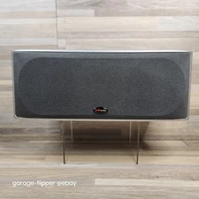 Polk Audio RM6752 Center Channel Speaker Silver 100 Watts RMS 3.5 inch Drivers