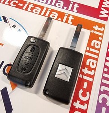 GUSCIO CHIAVE +Logo Citroen C2 C3 C4 C5 C6 Xsara Picasso 3 Tasti Lama VA2'