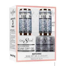 Cre8tion Soak Off Gel Polish & Matching Nail Lacquer - #192 Enter The Room