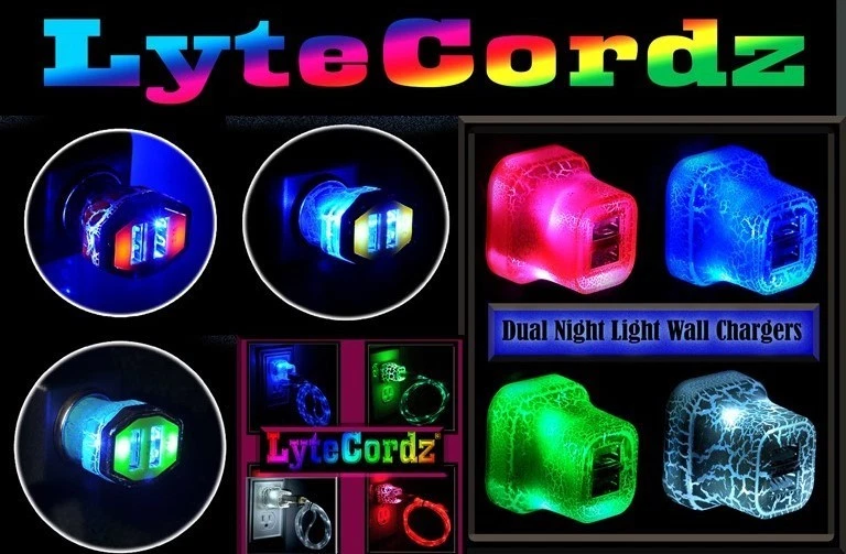 Light Up LED TOUCH SENSITIVE Flowing Charging Charger Cord - All Phones - Image 4 of 4