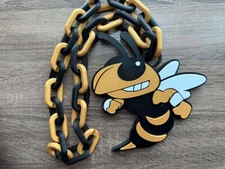 Georgia Tech Yellow Jackets Oversized Pendant Necklace – NCAA Fan Chain
