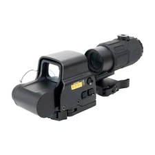 HHS-G45 Magnifier Holographic With 558 Sight Red Green Dot For Airsoft - Black