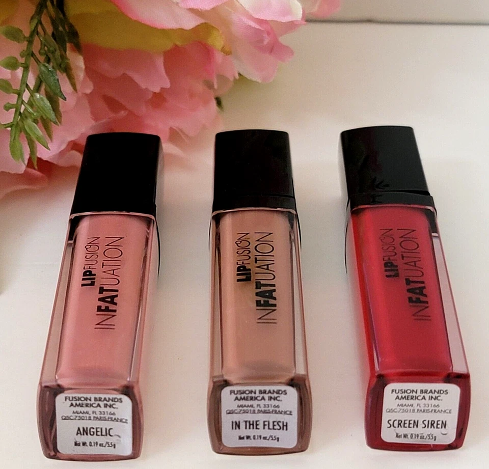 FUSION BEAUTY LIP FUSION INFATUATION LIQUID SHINE 0.19 fl oz PICK YOUR SHADE - Image 3 of 3