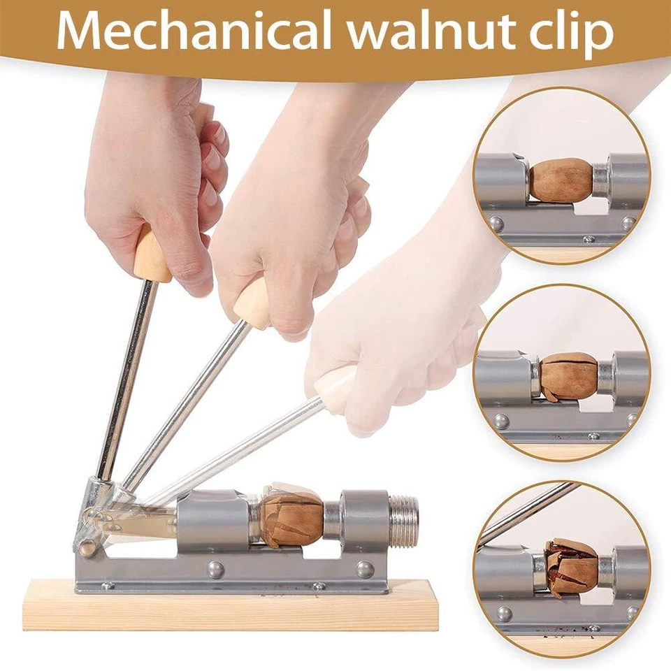 Nutcracker Heavy Duty Pecan Walnut Cracker Plier Opener Tool for Easy Crackin... - Image 4 of 4