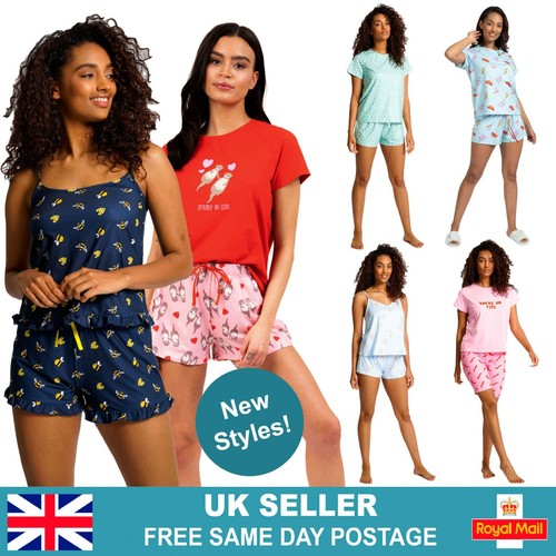 Ladies Short Pyjama Set | Womens Summer 