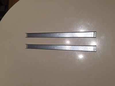 Front To Back Rail Kit 2 Pieces Allsteel Lateral File Cabinets Ebay