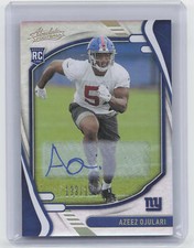 2021 Panini Absolute #159 Azeez Ojulari Signature Rookies Spectrum #/199