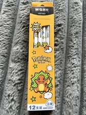 Charmander Pencils Set Of 12 With Erasers QWP30987 Easy Grip