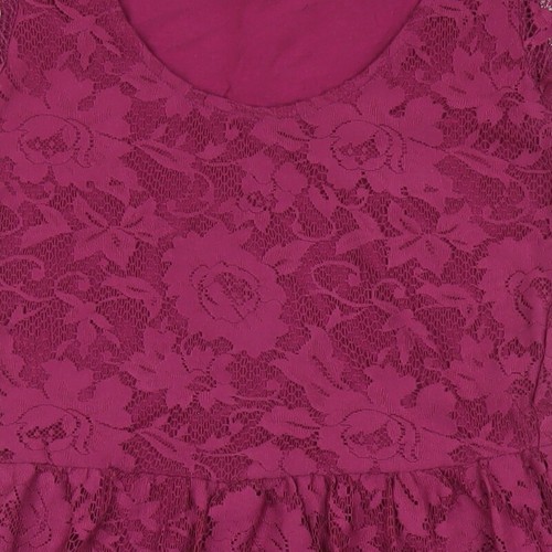 Maglione girocollo Dorothy Perkins donna viola poliestere A-Line taglia 6 - Foto 8 di 10