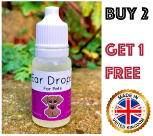 Ear Drops For Pets Dogs Cats Rabbits Ear Infection Oil Treatment Ebay