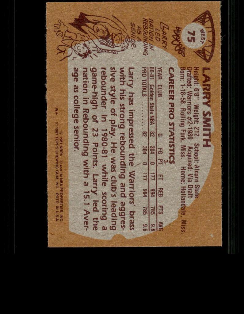 LARRY SMITH Card #75 BFU1R4S5P031 FREE SHIPPING | eBay