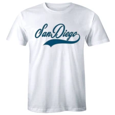 San Diego USA State Souvenir Ball City Team T-Shirt Funny Casual Men Tee
