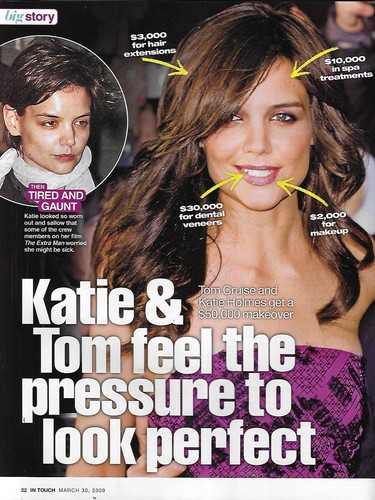 In Touch Magazine Jessica Simpson Tom Cruise Katie Holmes Jennifer Aniston 2009 - Picture 2 of 12