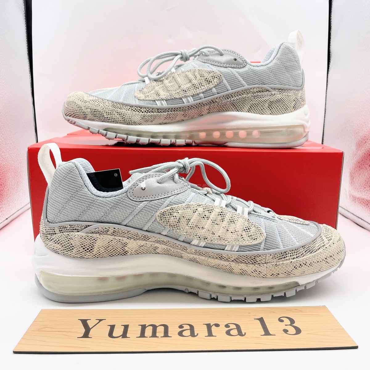 Supreme × Nike Air Max 98 Snakeskin 844694-100 Men's Size | eBay Supreme × Nike Air Max 98 Snakeskin 844694-100 Men's Size | eBay
