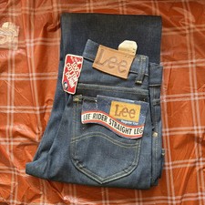 Lee NWT Old Stock Denim Jeans Young Men Size 25x32 Made In The USA.