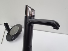 Zip Hydrotap Classic Plus Tap - Black / Chrome with Black Round Drain Kit